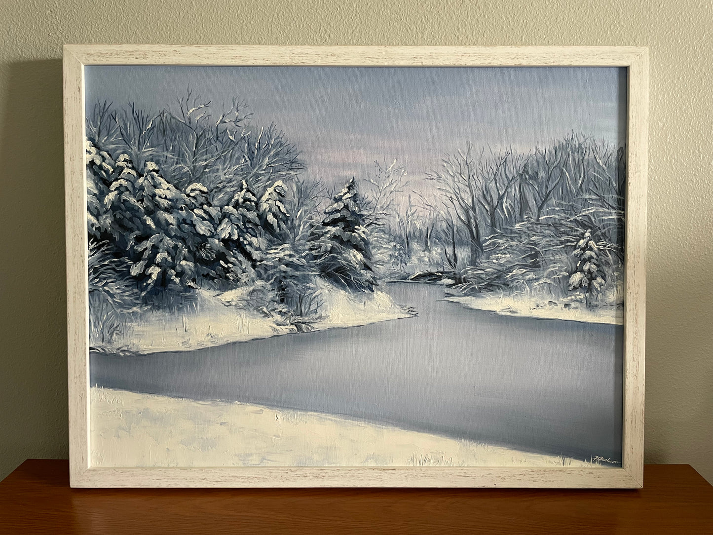 "White as Snow" Oil Painting