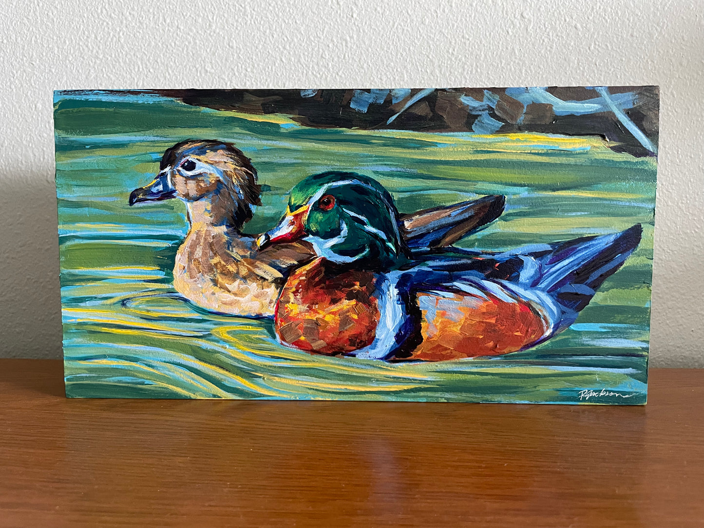 "Buddies" Acrylic Painting