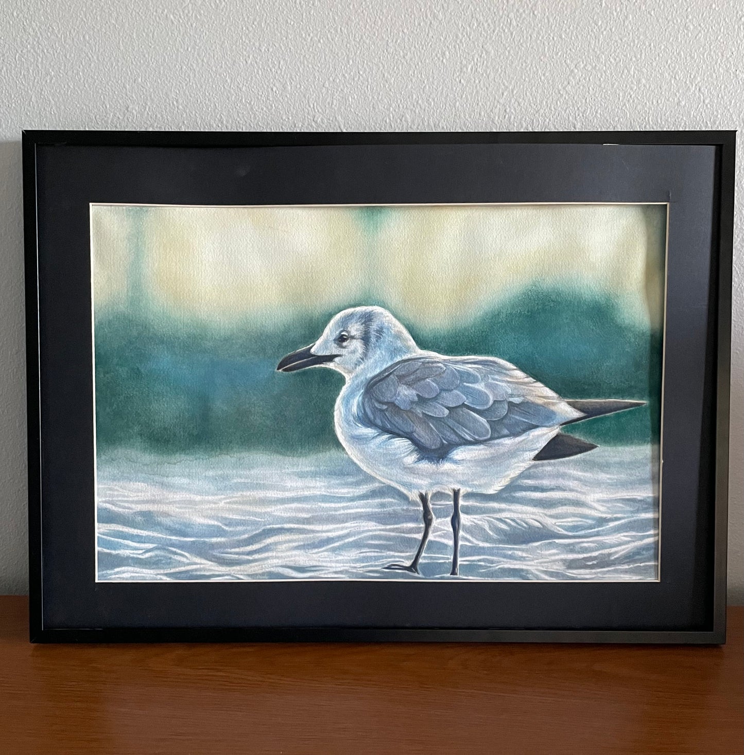 "By the Shore" Watercolor Painting