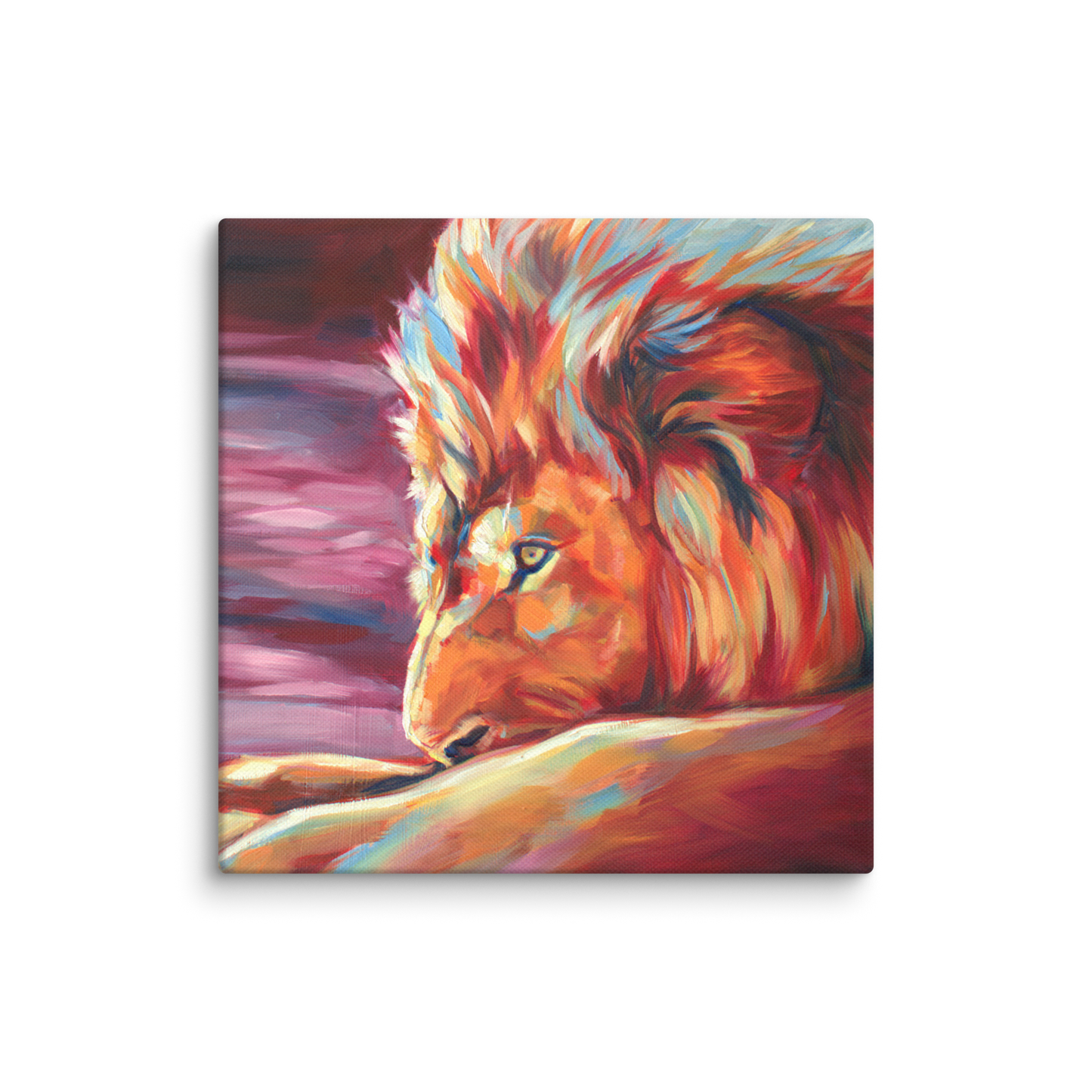 "Lion Around" Canvas Print