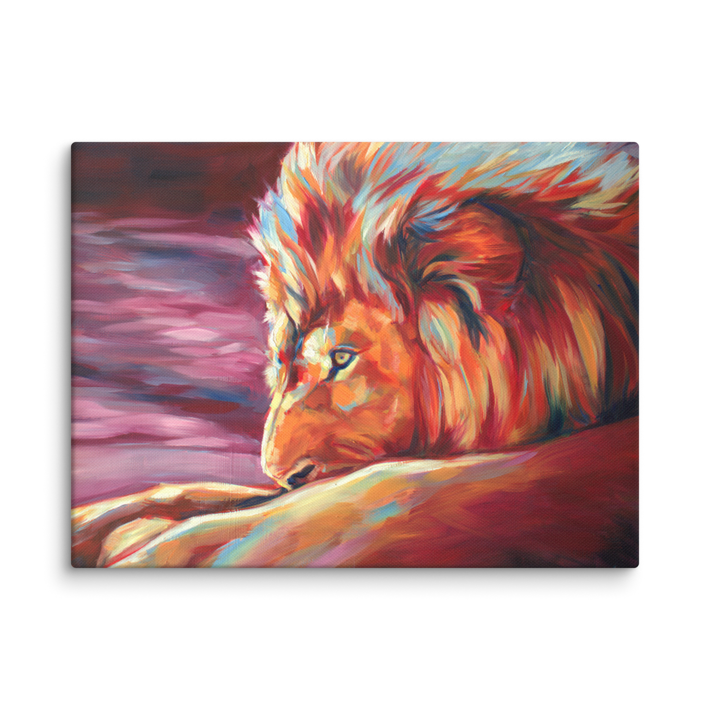 "Lion Around" Canvas Print