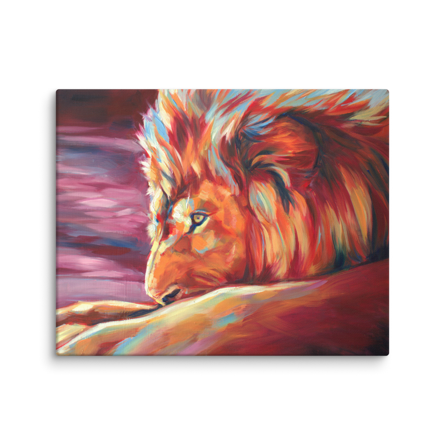 "Lion Around" Canvas Print