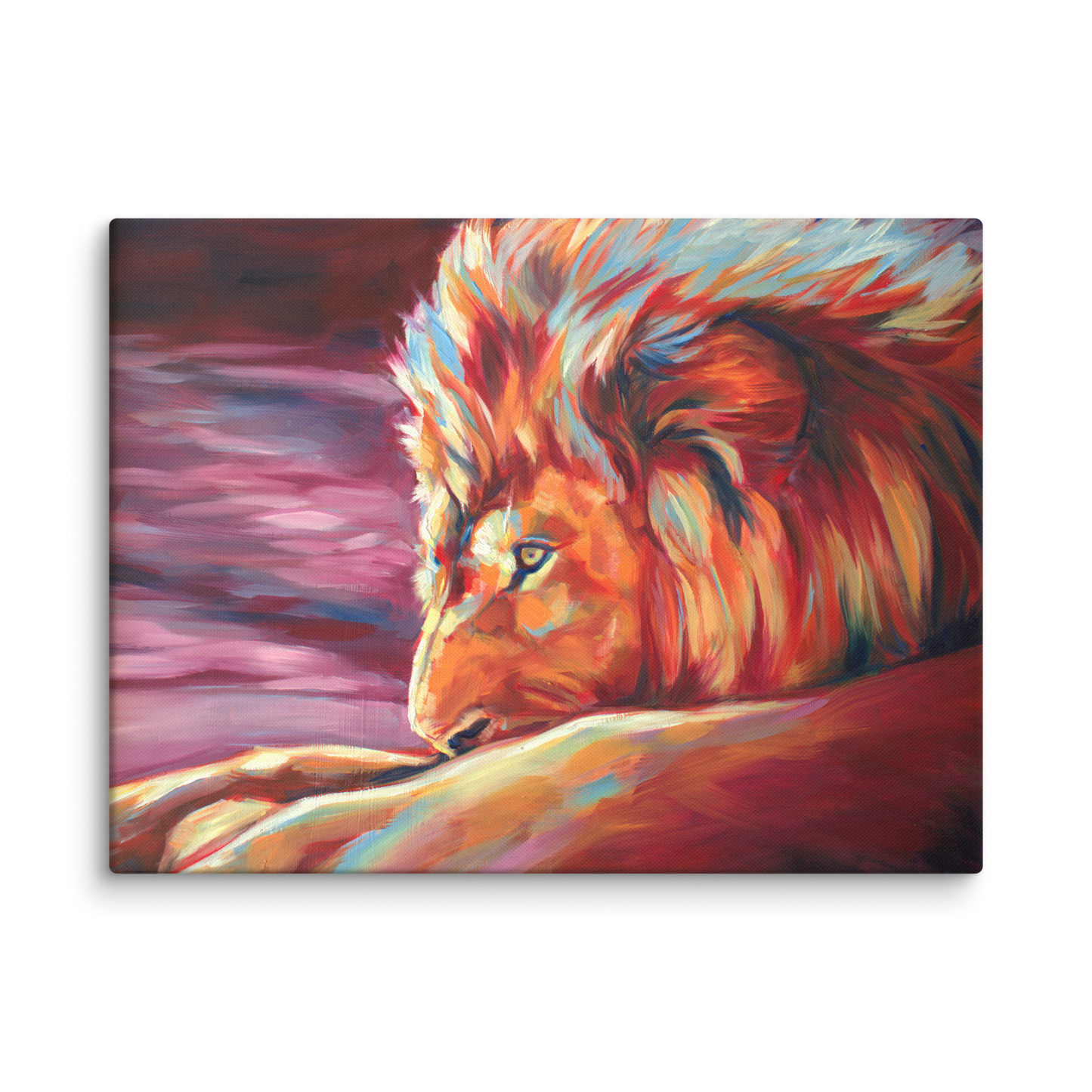 "Lion Around" Canvas Print