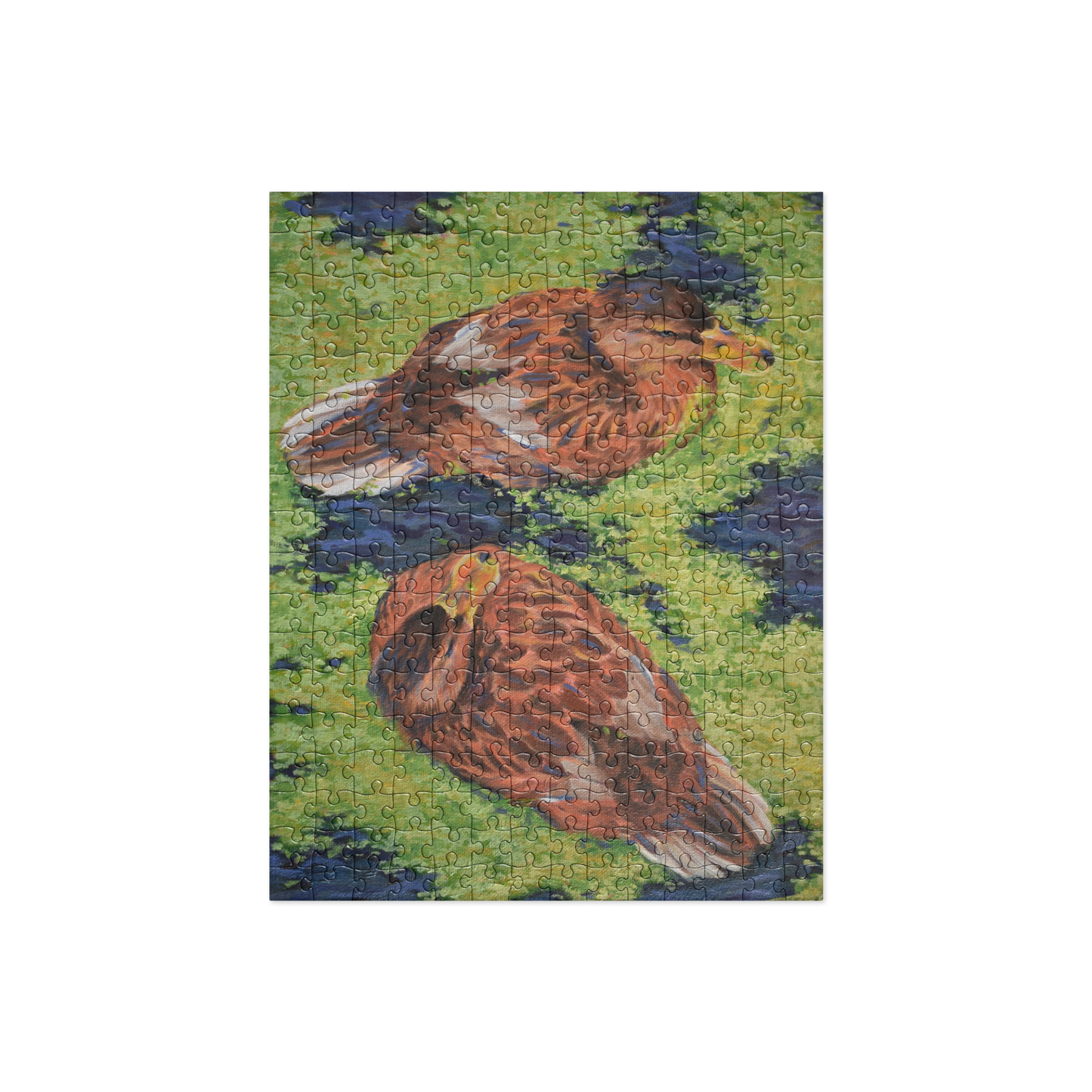 "A Couple Hens" Jigsaw puzzle