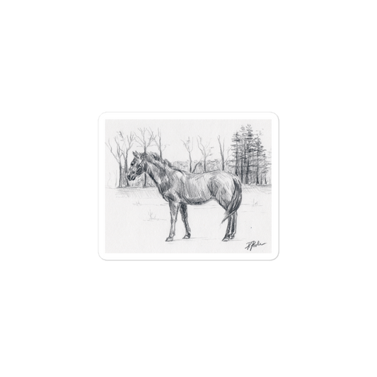 "Pop's Horse" Sticker