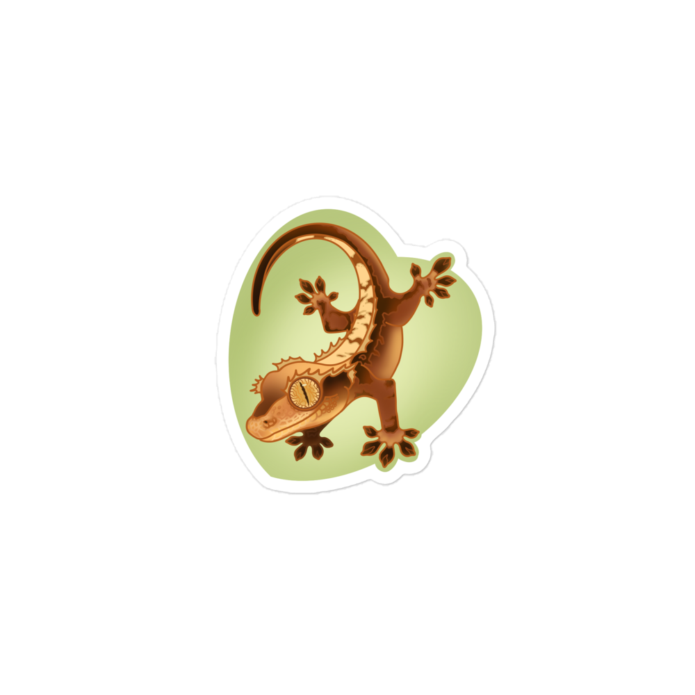 "Crested Gecko" Sticker