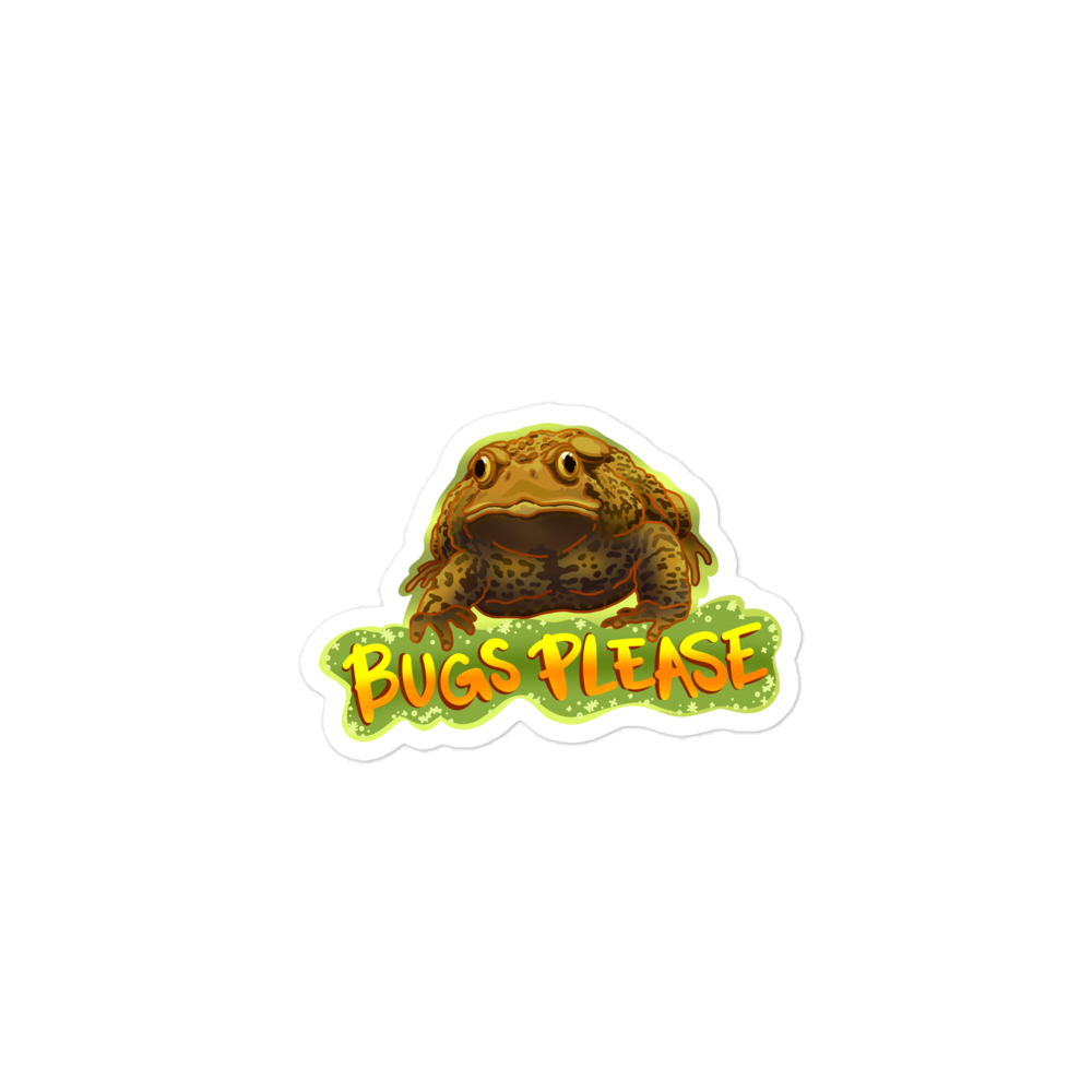 "Bugs Please" Sticker