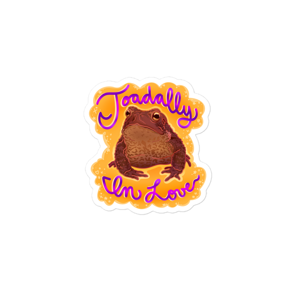 "Toadally in Love" Sticker