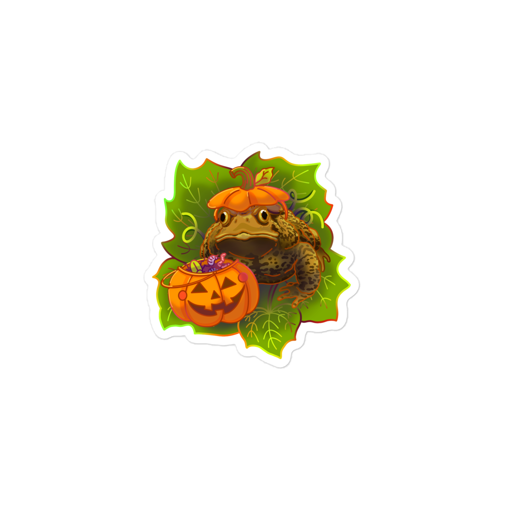 "Pumpkin Toad" Sticker