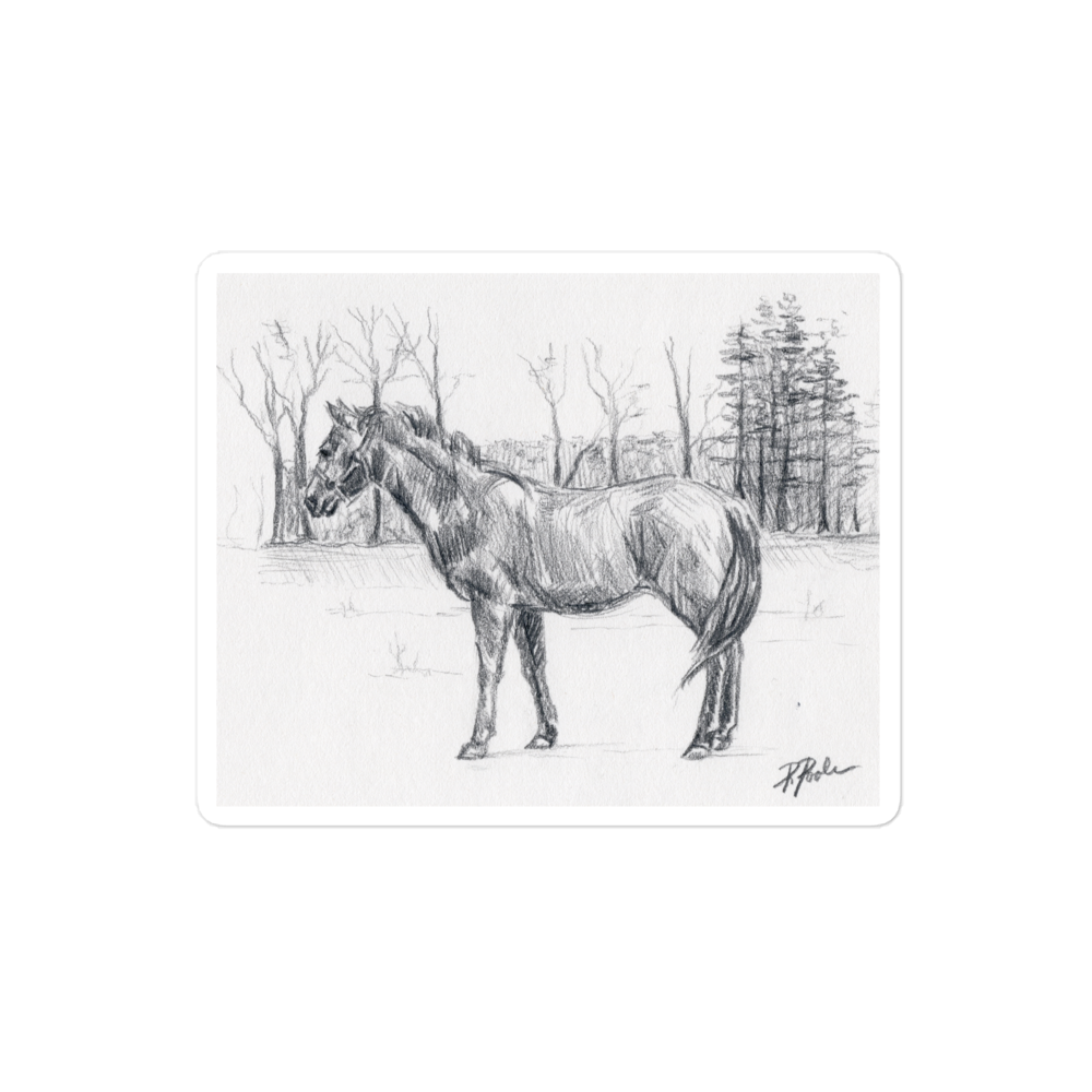"Pop's Horse" Sticker