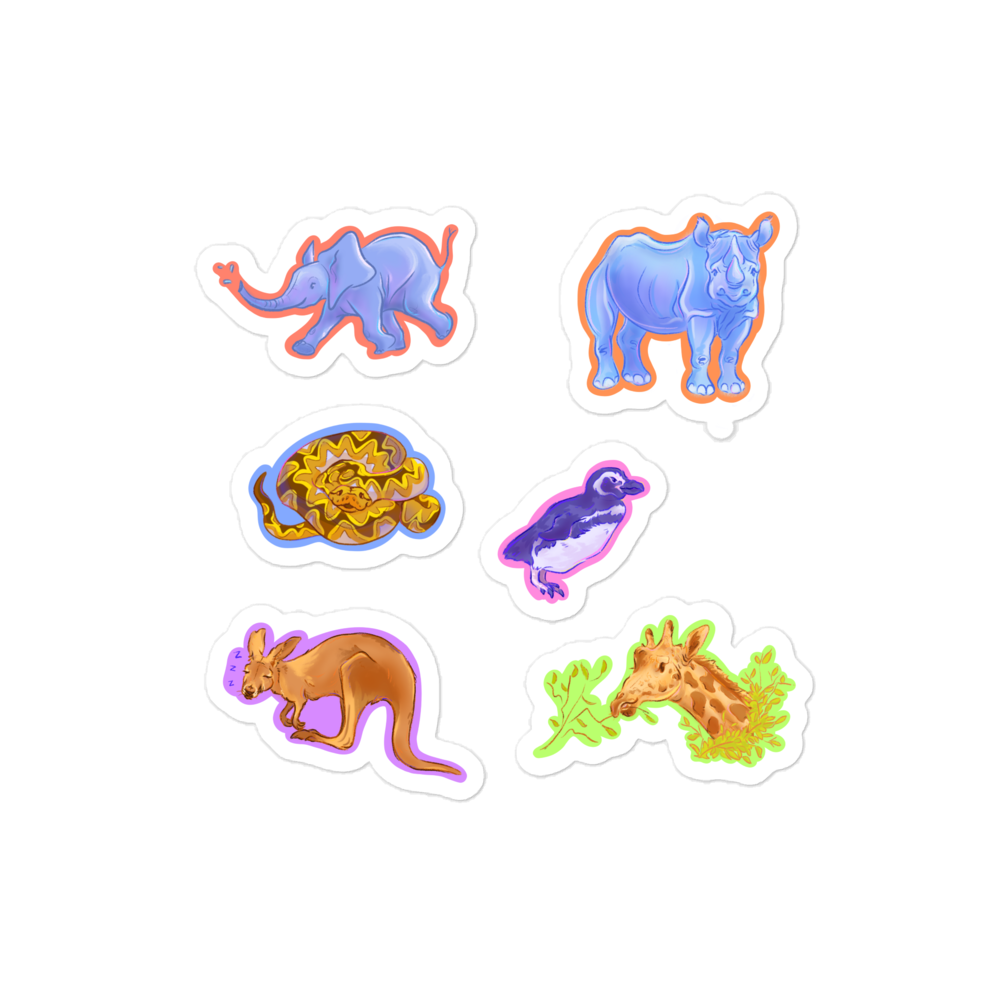 "Visiting the Zoo" Stickers