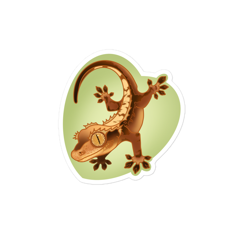 "Crested Gecko" Sticker