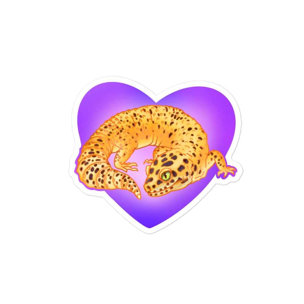 "Leopard Gecko" Sticker