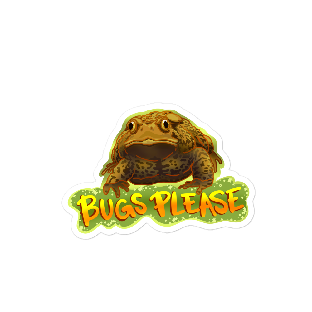 "Bugs Please" Sticker