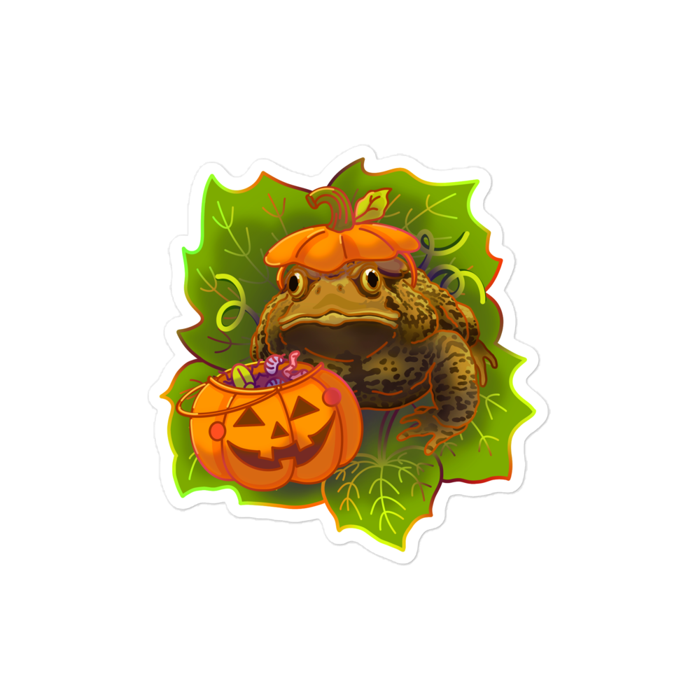 "Pumpkin Toad" Sticker