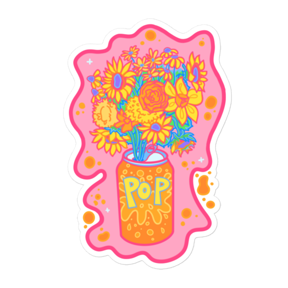 "A Funky Sip" Sticker