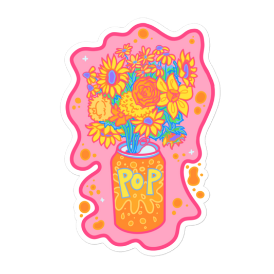 "A Funky Sip" Sticker