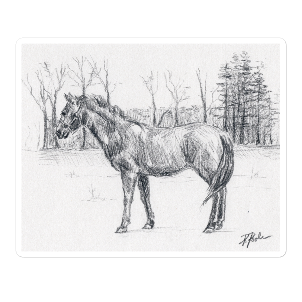 "Pop's Horse" Sticker