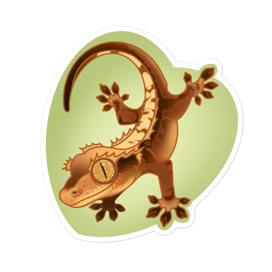 "Crested Gecko" Sticker