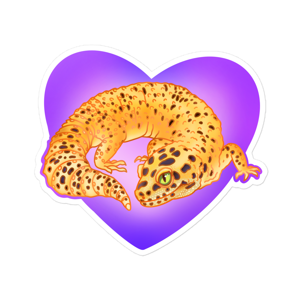 "Leopard Gecko" Sticker