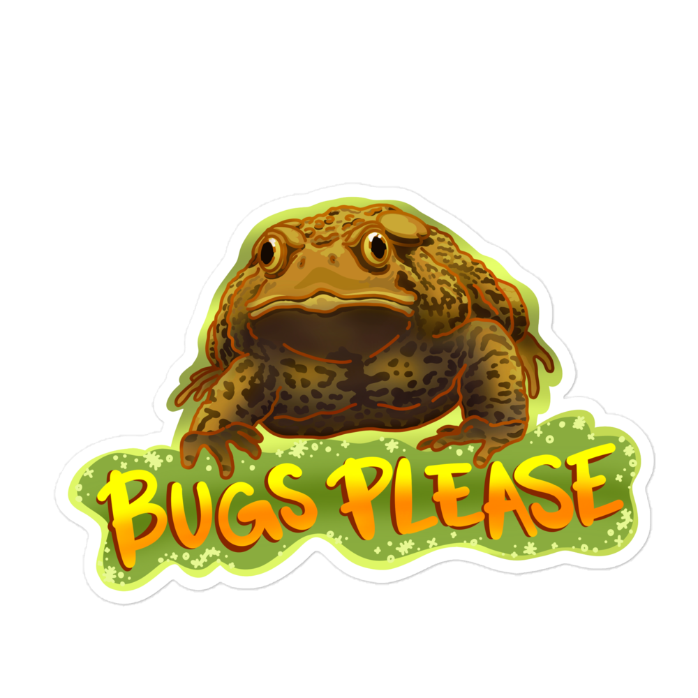 "Bugs Please" Sticker