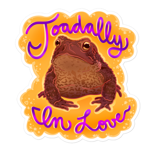 "Toadally in Love" Sticker