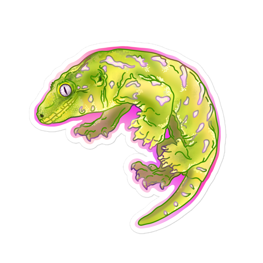 "Leachianus Gecko" Sticker