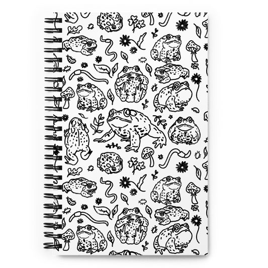 "Eastern American Toad" Spiral Notebook