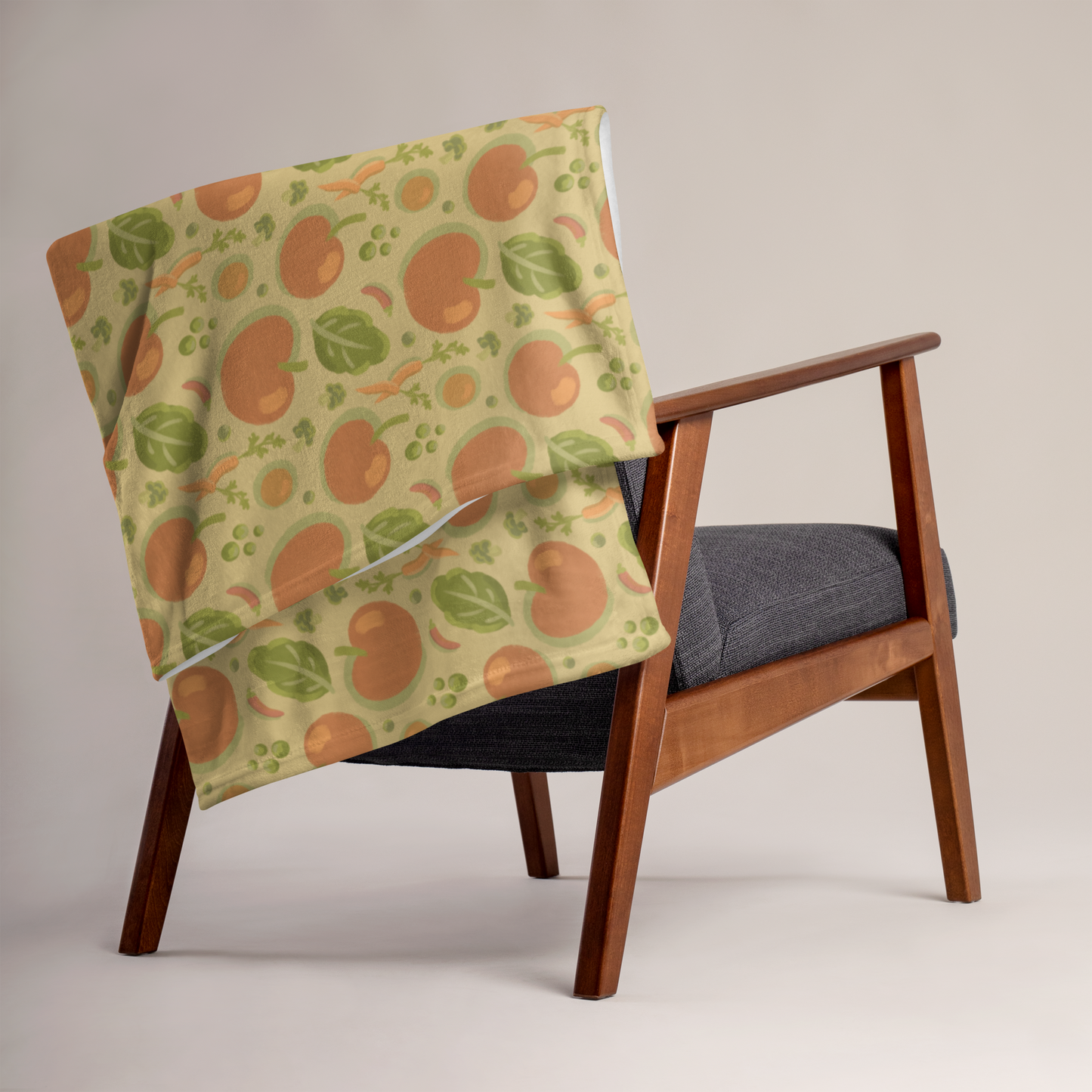 "Fresh Veggies" Throw Blanket